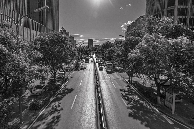 唐山市区街道建筑扫街摄影练习作品 黑白版